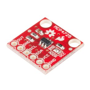 MCP4725 I2C 12 bit DAC breakout PCB