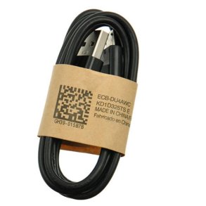 Micro USB data og lade kabel sort