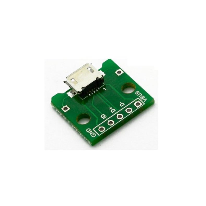 Mini USB female connector B type Print