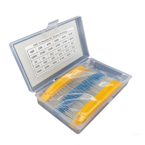 Modstand sortiment 0.25w  1% 600 stk 