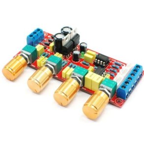 NE5532 Forforstrker tonekontrol Bas mellemtone diskant. Byg selv type 1