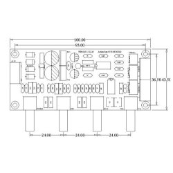 NE5532 Forforstrker tonekontrol Bas mellemtone diskant. Byg selv type 1