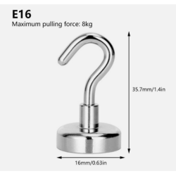 Neodymium Magnet med krog