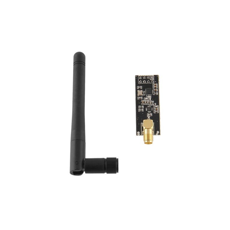 NRF24L01  2.4GHz transiver med PA og  antenne