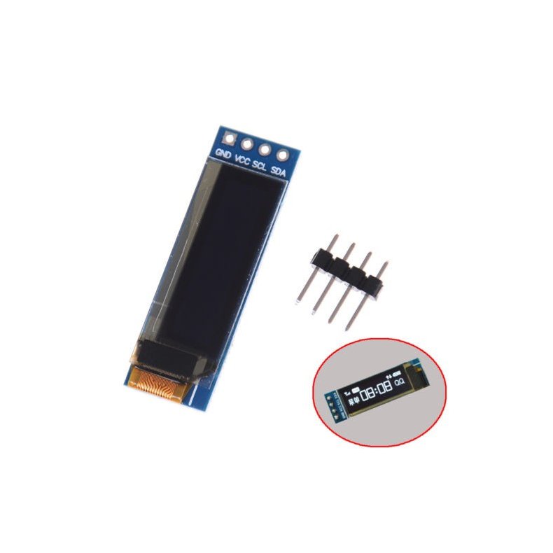 OLED LCD Display.  0.91" 128x32  I2C