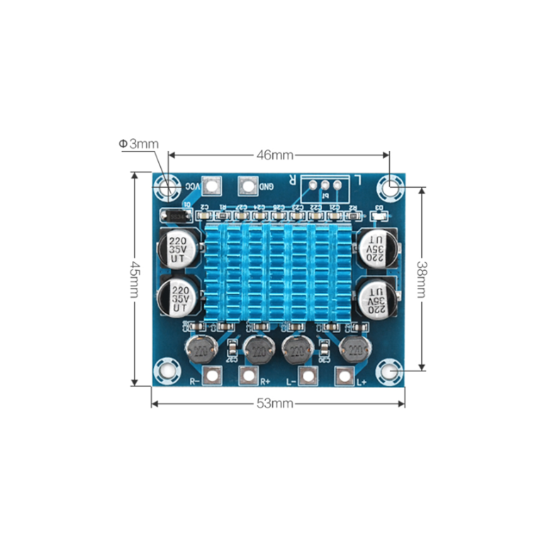 XH-A232  2X30W ClassD  stereoforstrker