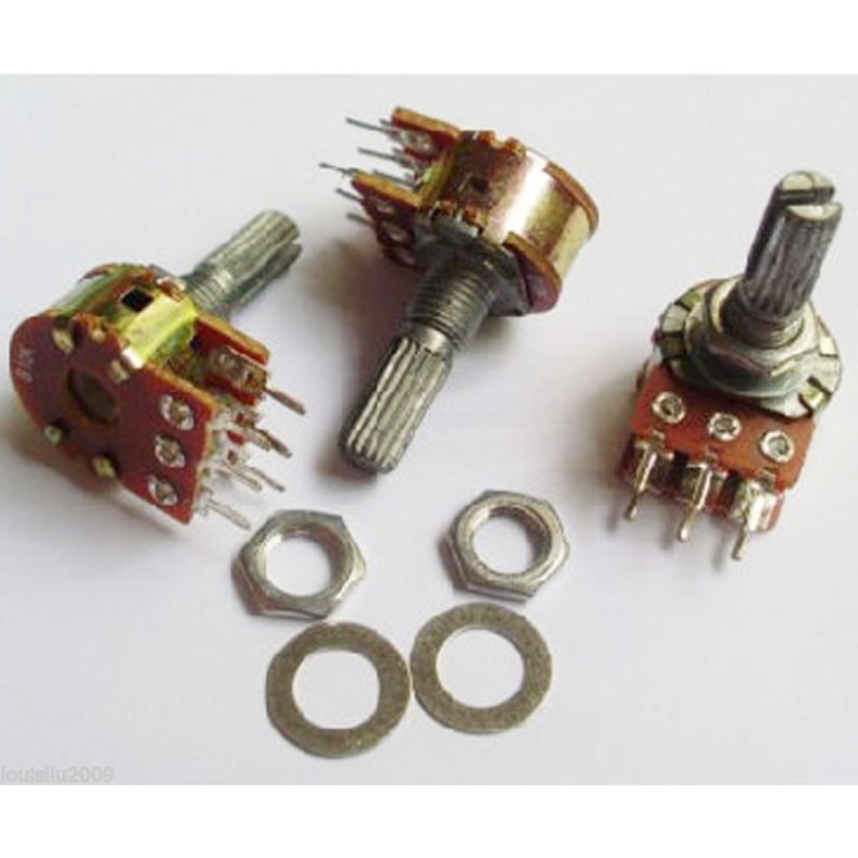 Potentiometer dobbelt  10kohm