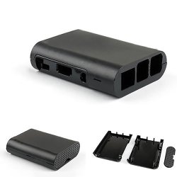 Raspberry Pi 2 og 3 black Acrylic Case 
