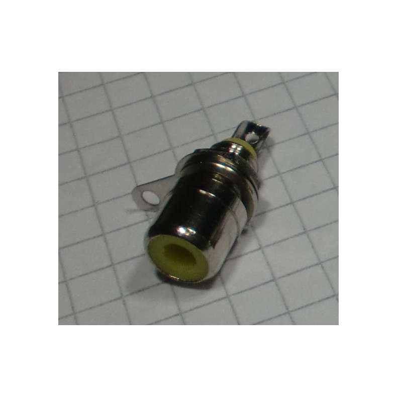 RCA phono cassis fatning Gul