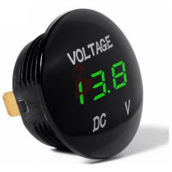 Rund panel voltmeter