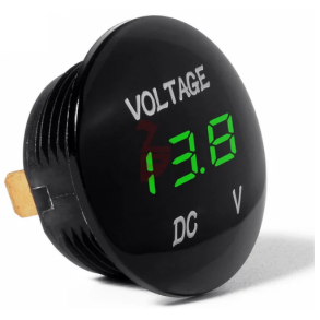 Rund panel voltmeter