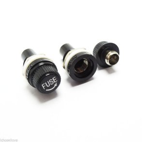 Sikringsholder for kabinet montage