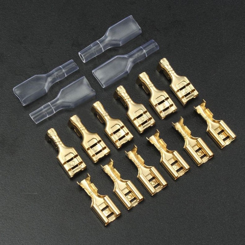 Spadestik hun 6.4mm med Isolering