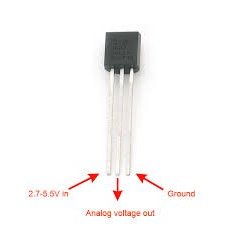 Temperature Sensor LM35DZ analog