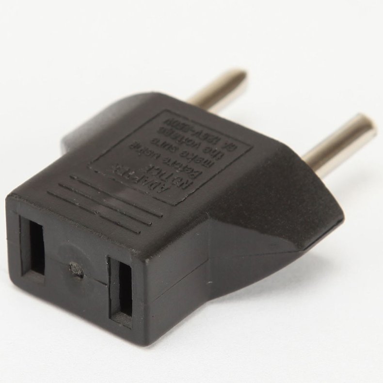 US til EU netstik konverter 