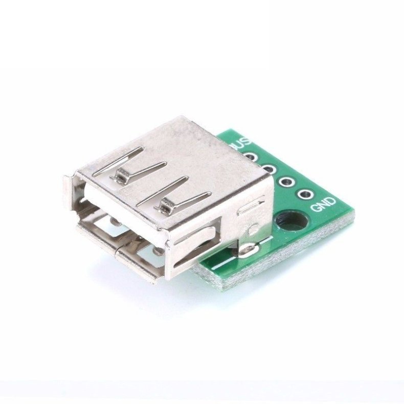 USB female connector B type Print